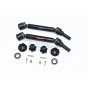 HARDEN STEEL+ALUMINUM FRONT/REAR ADJUSTABLE CVD DRIVE SHAFT+HEX ADAPTER+WHEEL LOCK--TXMS123F/RB