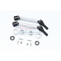 HARDEN STEEL+ALUMINUM FRONT/REAR ADJUSTABLE CVD DRIVE SHAFT+HEX ADAPTER+WHEEL LOCK--TXMS123F/RB