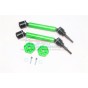 HARDEN STEEL+ALUMINUM FRONT/REAR ADJUSTABLE CVD DRIVE SHAFT+HEX ADAPTER--TXMS123HEX