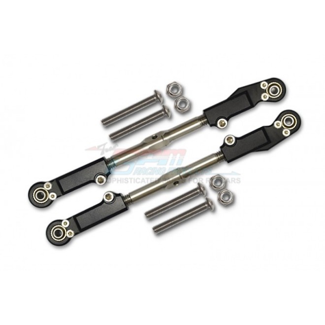 ALUMINUM+STAINLESS STEEL REAR UPPER ARM TIE ROD -10PC SET--MAT057S