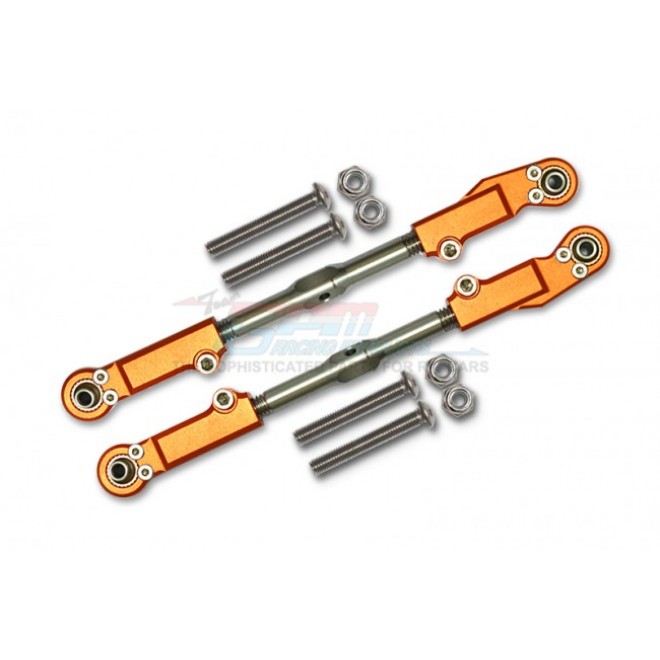 ALUMINUM+STAINLESS STEEL REAR UPPER ARM TIE ROD -10PC SET--MAT057S