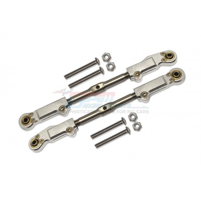 ALUMINUM+STAINLESS STEEL REAR UPPER ARM TIE ROD -10PC SET--MAT057S