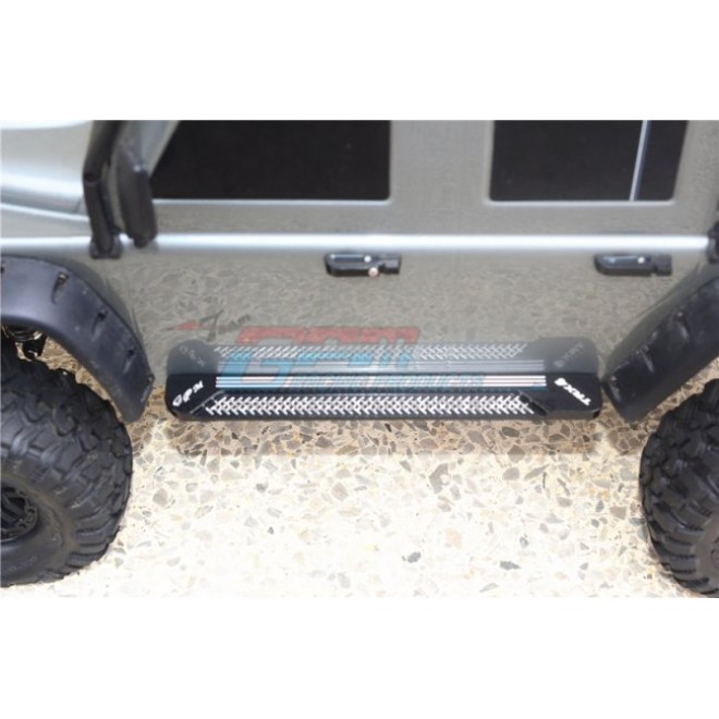 ALUMINUM SIDE STEPS (RETICULATED PATTERN A) -10PC SET--TRX4014XA