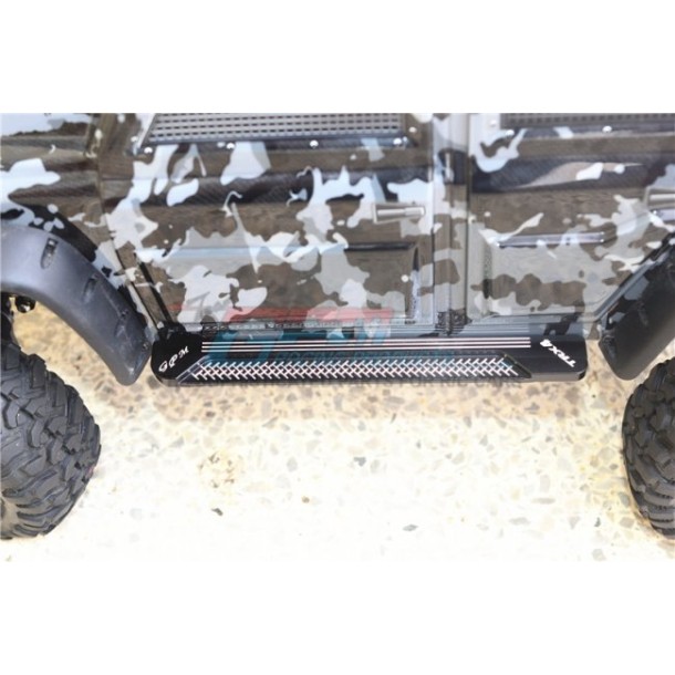 ALUMINUM SIDE STEPS (RETICULATED PATTERN A) --TRX4014XA