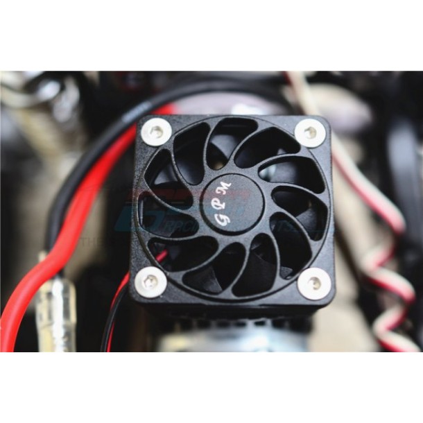 ALUMINUM 35MM MOTOR HEATSINK WITH COOLING FAN--TRX4018FAN