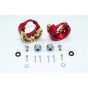 ALUMINUM PENDULUM WHEEL KNUCKLE AXLE WEIGHT WITH BRASS LID + 9MM HEX ADAPTER -16PC SET--TRX4023B