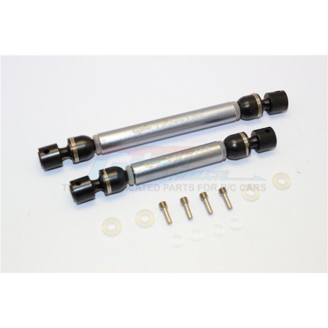 ALUMINUM & STEEL FRONT/REAR CVD MAIN SHAFTS-14PC SET--TRX4037SA