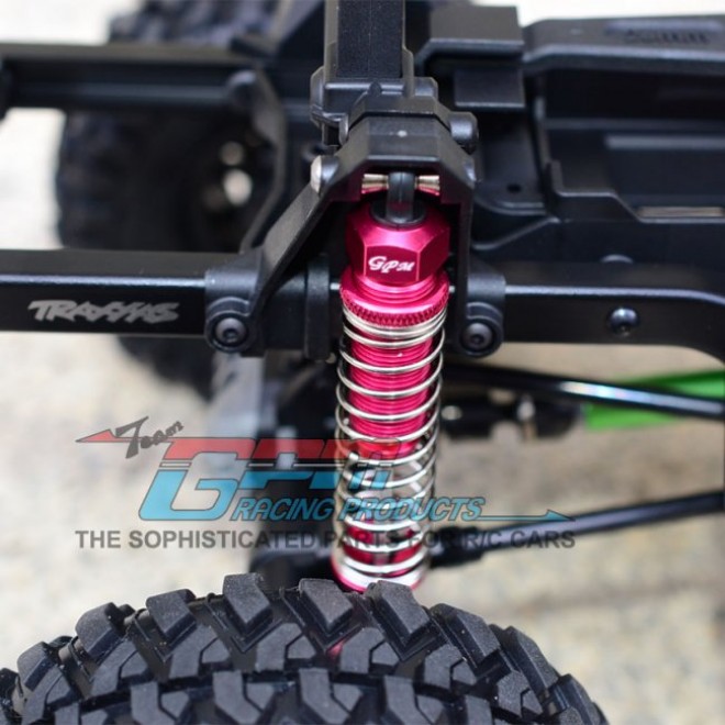 ALUMINUM FRONT/REAR ADJUSTABLE SPRING DAMPERS (130MM)--TRX4090