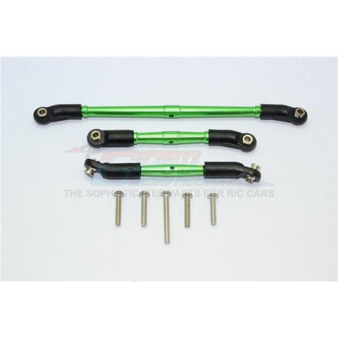 ALUMINIUM FRONT ADJUSTABLE STEERING LINK & SUSPENSION LINK  - 8PCS SET--TRX4161