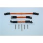 ALUMINIUM FRONT ADJUSTABLE STEERING LINK & SUSPENSION LINK  - 8PCS SET--TRX4161