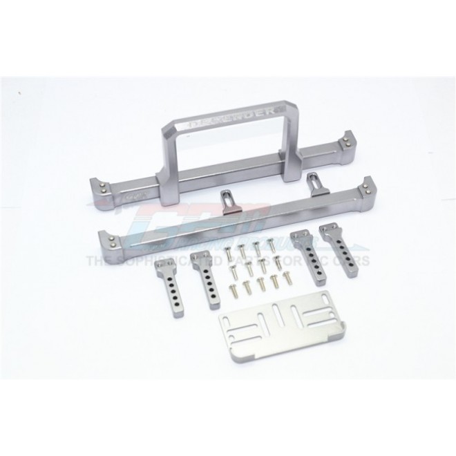 ALUMINIUM FRONT&REAR BUMPER W.WINCH PLATE (ON-ROAD STREET FIGHTER) -20PC SET--TRX4330FRB