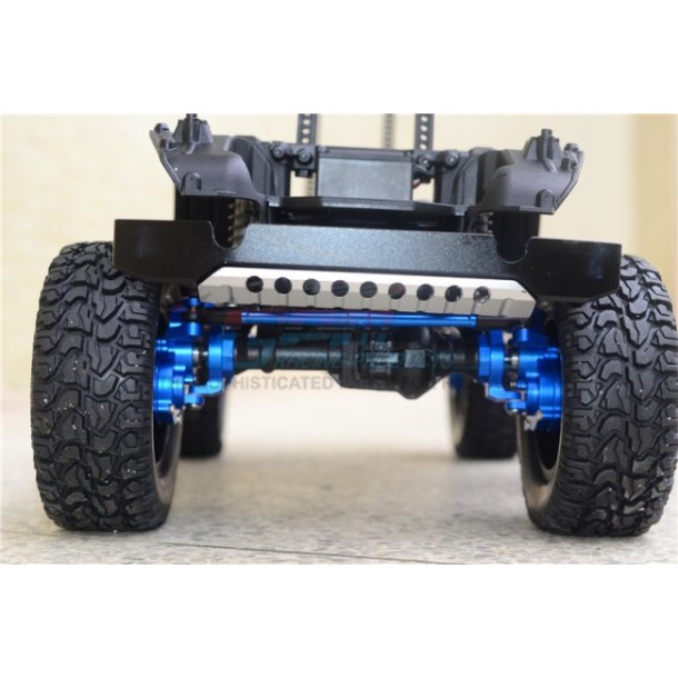 ALUMINUM FRONT C-HUBS+KNUCKLE ARMS+SPINDLE GEAR+CVD+STEERING LINK--TRX4H100F