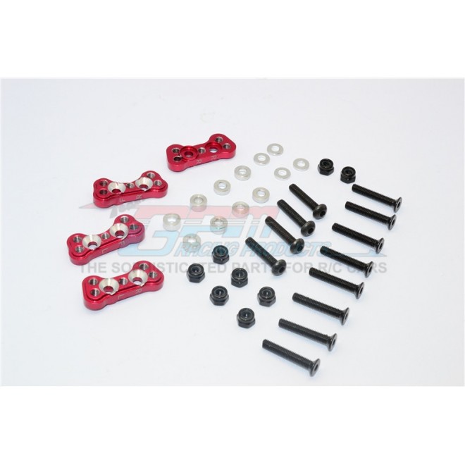 ALUMINIUM FRONT & REAR ADJUSTABLE DAMPER MOUNT - 4PCS SET--GM028FR