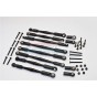 ALUMINIUM 5MM ANTI-THREAD TIE ROD  (FOR SETTING 300MM-323MM WHEELBASE)  - 8PCS SET--GM1605