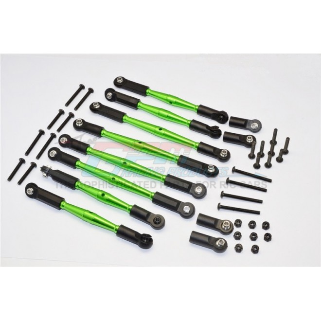 ALUMINIUM 5MM ANTI-THREAD TIE ROD  (FOR SETTING 300MM-323MM WHEELBASE)  - 8PCS SET--GM1605