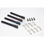 ALUMINIUM FRONT+REAR BODY POST WITH CLIPS - 1SET--GM201FR