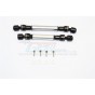 STEEL+ALUMINIUM FRONT & REAR MAIN DRIVE SHAFT (F:122MM-132MM, R:105MM-115MM) - 2PCS SETSET--GM237SA