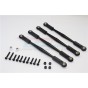 ALUMINIUM FRONT+REAR ANTI-THREAD LINK PARTS (310MM WHEELBASE) - 4PCS SET--CK049FR310