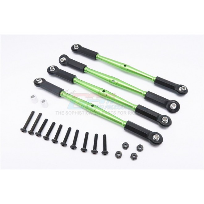 ALUMINIUM FRONT+REAR ANTI-THREAD LINK PARTS (310MM WHEELBASE) - 4PCS SET--CK049FR310