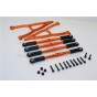 ALUMINIUM FRONT/REAR INTERNAL SHOCKS  (110MM) - 1PR SET--CK110X