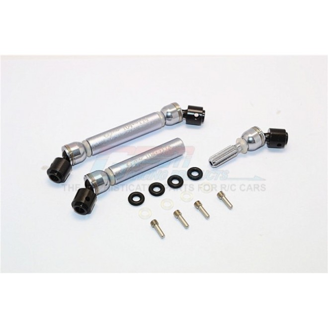 STEEL+ALUMINIUM FRONT & REAR MAIN DRIVE SHAFT (104MM-114MM) - 1PR SET--CK237SAA