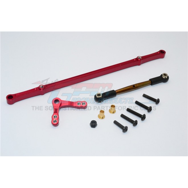 ALUMINIUM SERVO SAVER & SUSPENSION ROD  - 3PCS SET--CK48160F