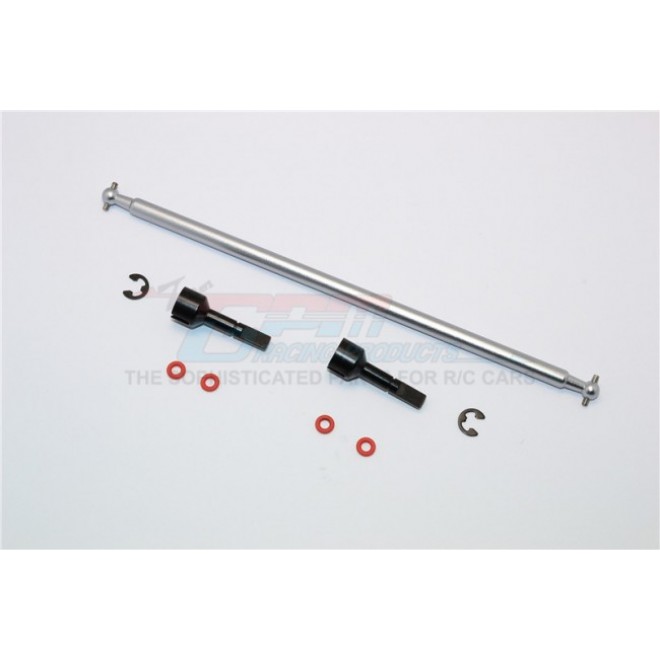 ALUMINIUM MAIN SHAFT WITH HARD STEEL ENDS – 1PC SET (FOR TAMIYA M1025 HUMMER, DF01)--HM1025MN