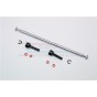 ALUMINIUM MAIN SHAFT WITH HARD STEEL ENDS – 1PC SET (FOR TAMIYA M1025 HUMMER, DF01)--HM1025MN