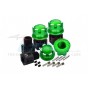 ALUMINUM 7075-T6 HEX ADAPTERS (+6.5MM) AND WHEEL LOCK--SLE10A+6.5MM