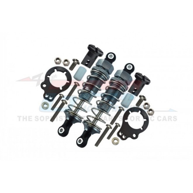 ALUMINIUM REAR ADJUSTABLE SPRING  DAMPER (75MM) & PROTECTOR MOUNT - 1PR SET--LB075R/PBT