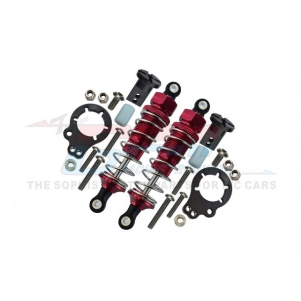 ALUMINIUM REAR ADJUSTABLE SPRING  DAMPER (75MM) & PROTECTOR MOUNT - 1PR SET--LB075R/PBT