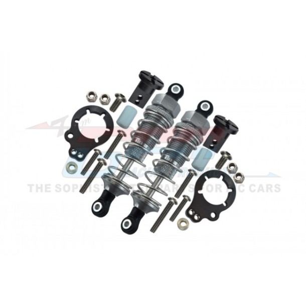 ALUMINIUM REAR ADJUSTABLE SPRING  DAMPER (75MM) & PROTECTOR MOUNT - 1PR SET--LB075R/PBT