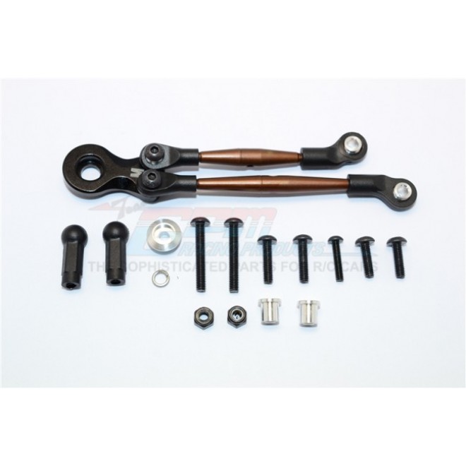 SPRING STEEL MODIFIED ANTI-THREAD STEERING TIE ROD WITH SERVO HORN - 1SET--LB160STM