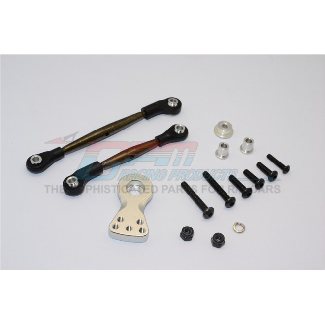 SPRING STEEL MODIFIED ANTI-THREAD STEERING TIE ROD WITH SERVO HORN - 1SET--LB160STM