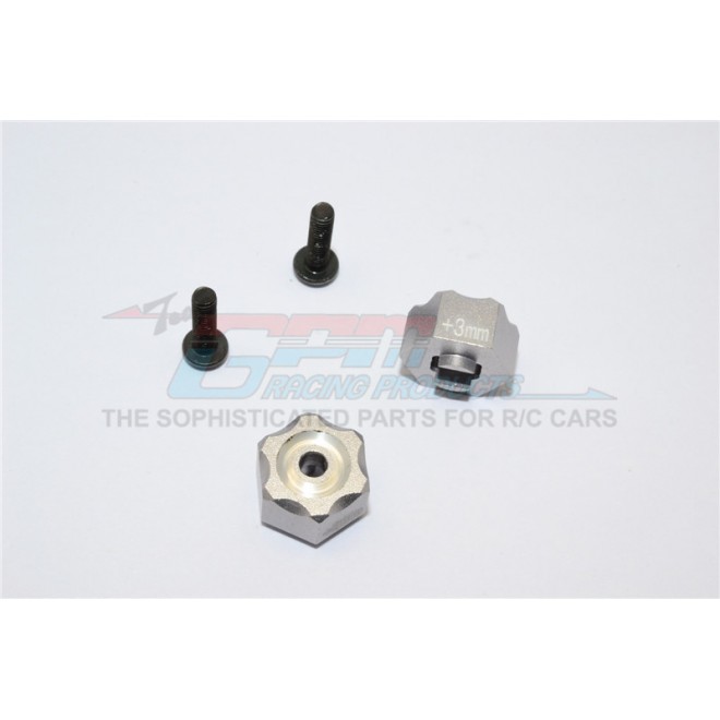 ALUMINIUM HEX ADAPTER (+3MM) -2PCS SET--SST010/+3MM