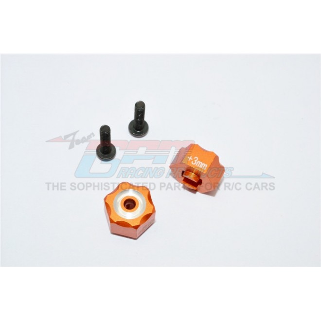 ALUMINIUM HEX ADAPTER (+3MM) -2PCS SET--SST010/+3MM