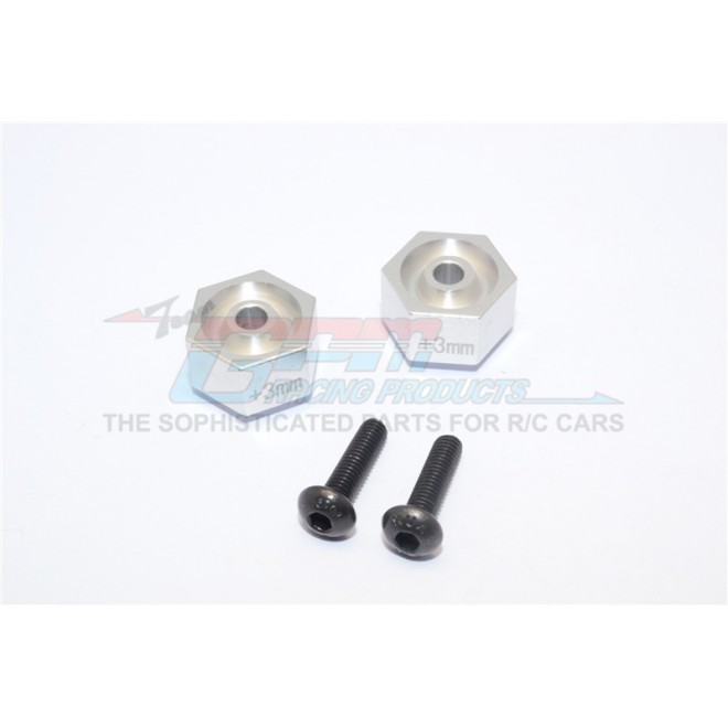 ALUMINIUM HEX ADAPTER (+3MM) -2PCS SET--SST010/+3MM