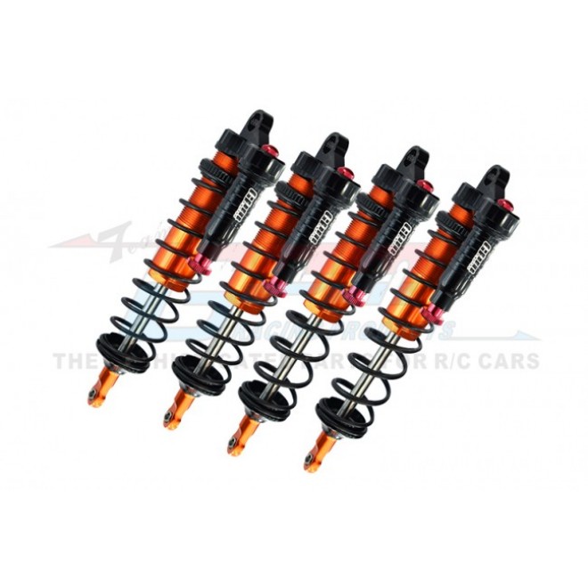 ALUMINUM 6061-T6 FRONT AND REAR L-SHAPE PIGGY BACK (BUILT-IN PISTON SPRING) ADJUSTABLE SPRING DAMPERS--SLE128143/LA