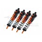 ALUMINUM 6061-T6 FRONT AND REAR L-SHAPE PIGGY BACK (BUILT-IN PISTON SPRING) ADJUSTABLE SPRING DAMPERS--SLE128143/LA