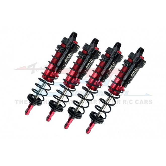 ALUMINUM 6061-T6 FRONT AND REAR L-SHAPE PIGGY BACK (BUILT-IN PISTON SPRING) ADJUSTABLE SPRING DAMPERS--SLE128143/LA