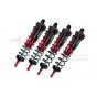 ALUMINUM 6061-T6 FRONT AND REAR L-SHAPE PIGGY BACK (BUILT-IN PISTON SPRING) ADJUSTABLE SPRING DAMPERS--SLE128143/LA