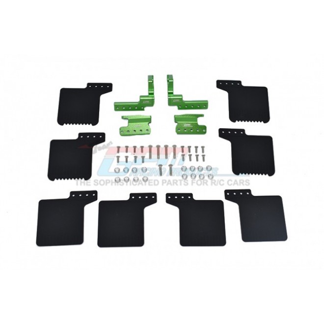 SCALE ACCESSORIES: MUD FLAP FOR SCX0 III JEEP -50PC SET--SCX3ZSP10