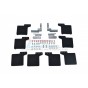 SCALE ACCESSORIES: MUD FLAP FOR SCX0 III JEEP -50PC SET--SCX3ZSP10