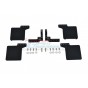 SCALE ACCESSORIES: REAR MUD FLAP FOR SCX0 III JEEP -24PC SET--SCX3ZSP10R