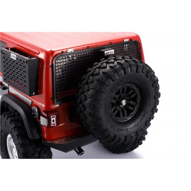 SCALE ACCESSORIES:SPARE TIRE SUPPORT MOUNT+HIGH TAILLIGHT FOR SCX10 III JEEP--SCX3ZSP15