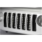 SCALE ACCESSORIES:STAINLESS STEEL FRONT GRILL FOR SCX10 III JEEP - 5 PC SET--SCX3ZSP6