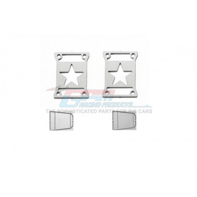 SCALE ACCESSORIES: TAILLIGHT COVER FOR SCX10 III JEEP（TYPE A） -4PC SET--SCX3ZSP8A