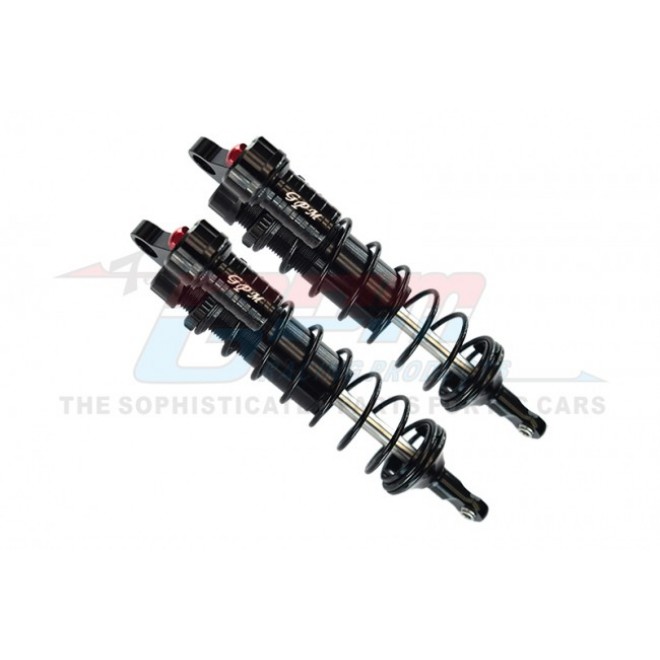 ALUMINUM 6061-T6 FRONT L-SHAPE PIGGY BACK ADJUSTABLE SPRING DAMPERS 128MM--SLE128F/L