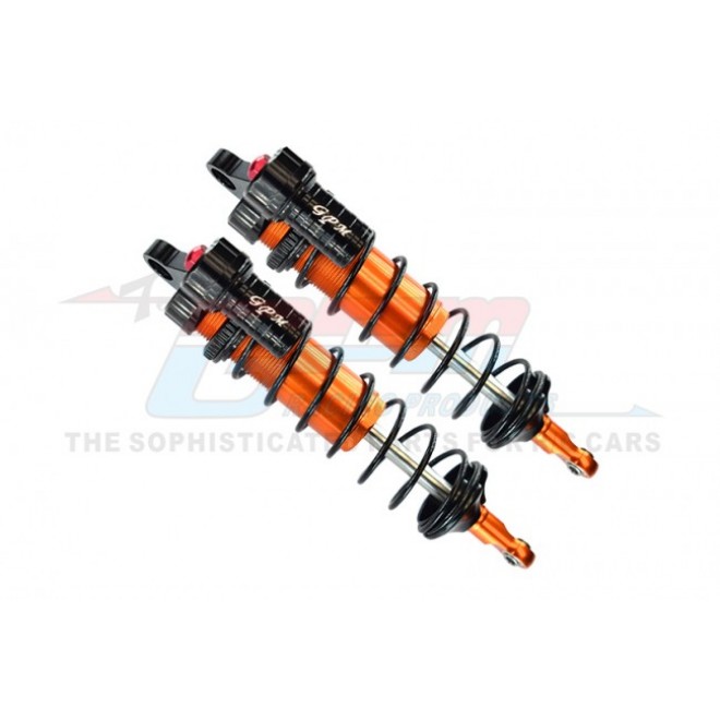 ALUMINUM 6061-T6 FRONT L-SHAPE PIGGY BACK ADJUSTABLE SPRING DAMPERS 128MM--SLE128F/L