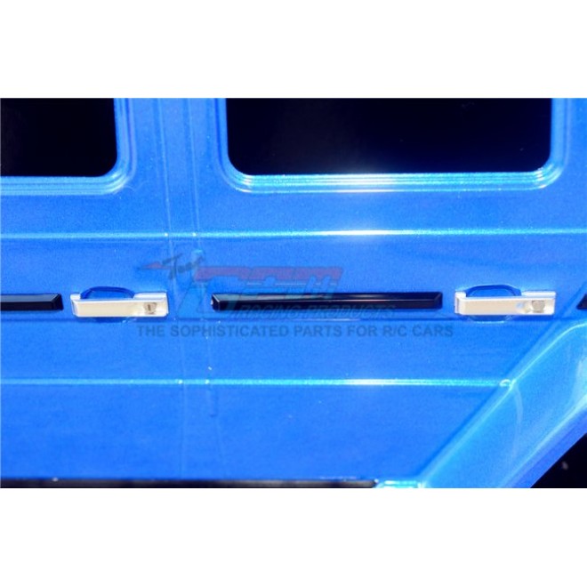 SCALE ACCESSORIES: ALUMINUM DOOR HANDLE FOR TRX-4 MERCEDES-BENZ -10PC SET--TRX4ZSP10BZ